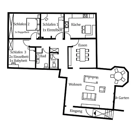 فوهنن إم بيرجيسشن فاويرك شقة *